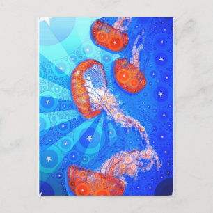 Jellyfish Surprise Postcard Vykort