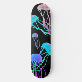 Jellyfish Svarmt i Black Skateboard Deck