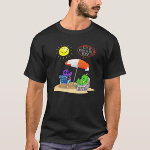Jellyfish träffade mig på Roligten för bröstkorg p T Shirt