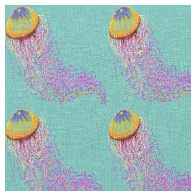 Jellyfish Tyg (Närbild)
