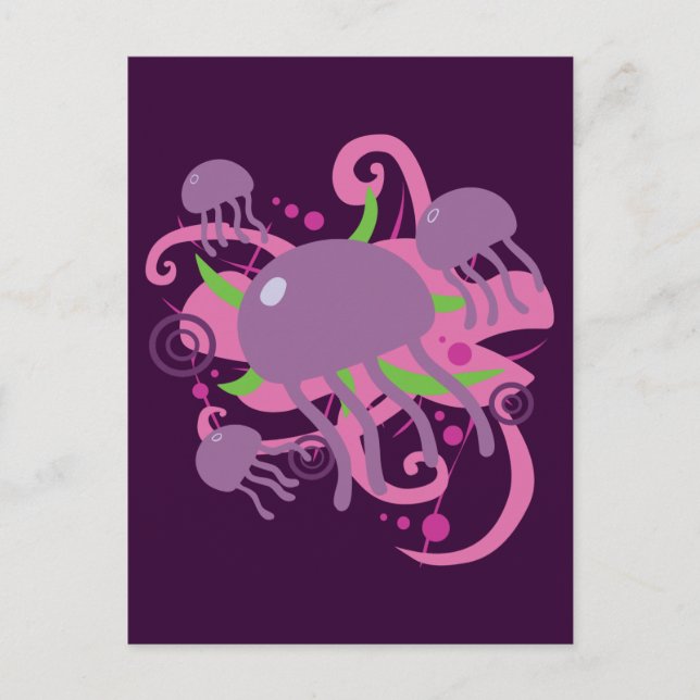 Jellyfish Vykort (Framsida)