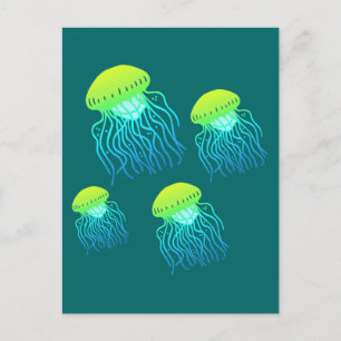 Jellyfish Vykort