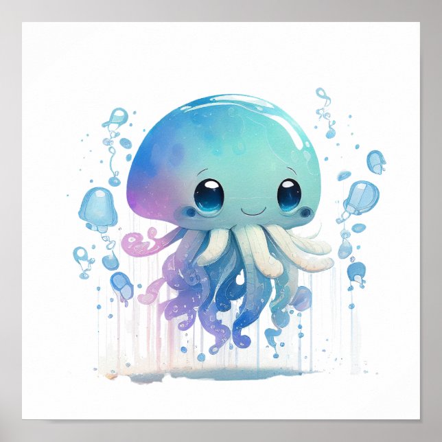 Jellyfish Wall Art Poster (Framsidan)