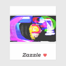 Jellyfish wave fun klistermärken