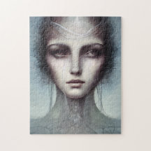 Jellyfish Woman Fantasy Jigszle Puzzle