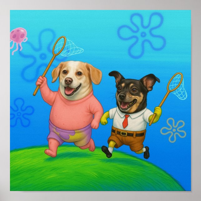 "Jellyfishing" Poster (Framsidan)