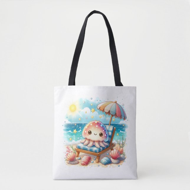 Jellyfish's Relaxation Retreat Tygkasse (Framsida)