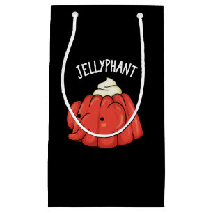 Jellyphant Funny Elephant Jelly Pun Mörk BG