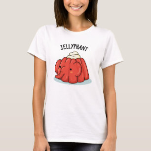 Jellyphant Funny Elephant Jelly Pun T Shirt