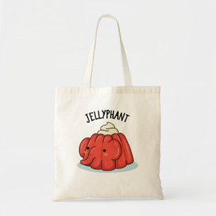Jellyphant Funny Elephant Jelly Pun Tygkasse