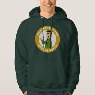 Jellystones Ranger Smith-porträtt Hoodie