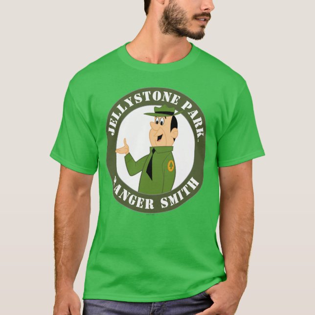 Jellystones Ranger Smith-porträtt T Shirt (Framsida)