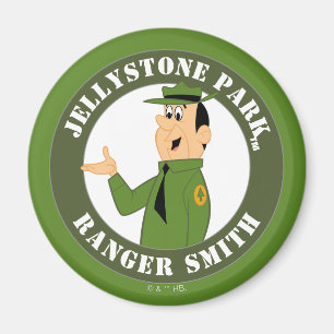 Jellystones Skogsvaktare Smith Porträtt Magnet