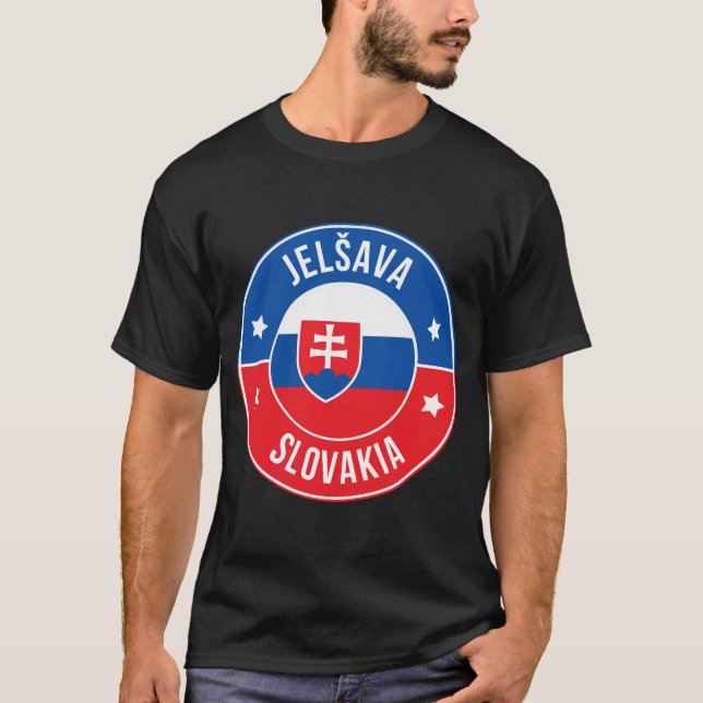 Jelsava, Slovakien Stad T-Shirt (Framsida)