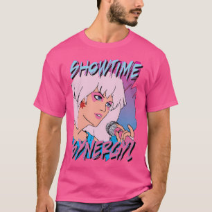 Jem och Hologram Band-Tecknaden visar Synerg T Shirt
