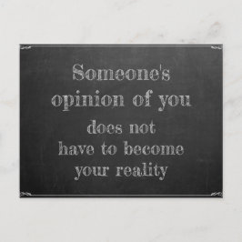 Jemandes Meinung von dir Vykort