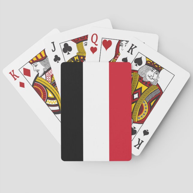Jemen Flagga Casinokort (Baksidan)