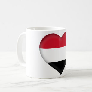 Jemen Flagga Kaffemugg