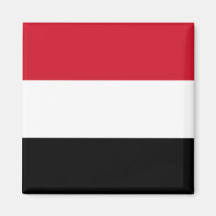 Jemen Flagga Magnet