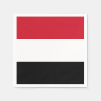 Jemen Flagga Pappersservett