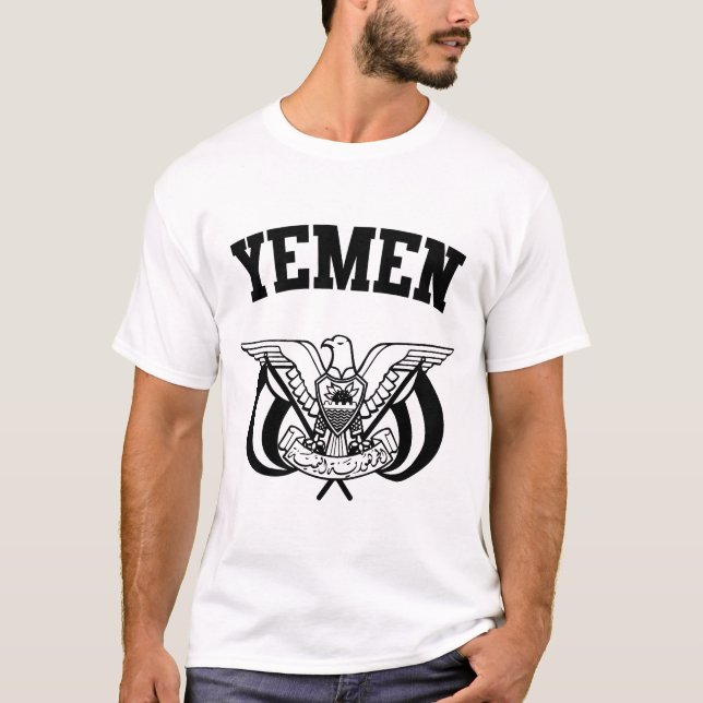 Jemen Jackar om Arm T Shirt (Framsida)