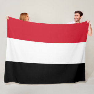 Jemens flagga fleecefilt