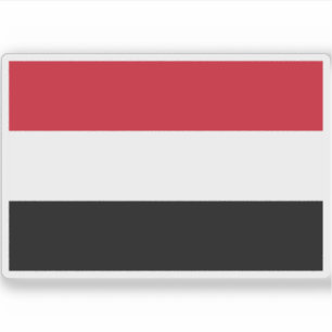 Jemens flagga klistermärken