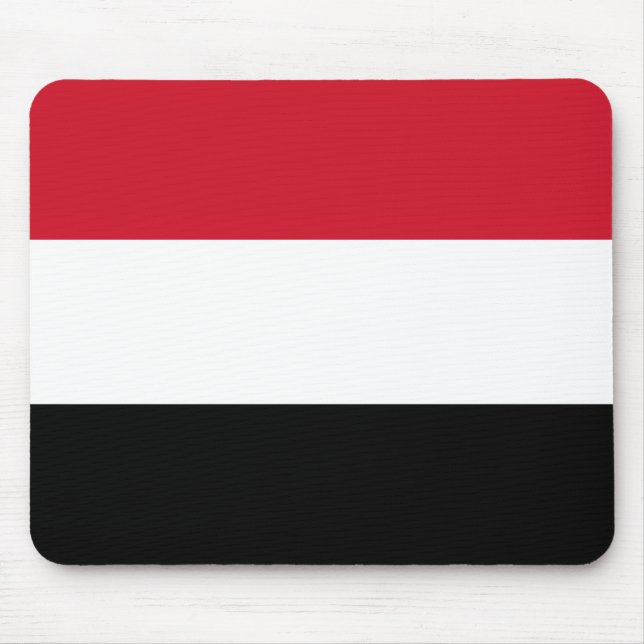 Jemens flagga musmatta (Framsidan)