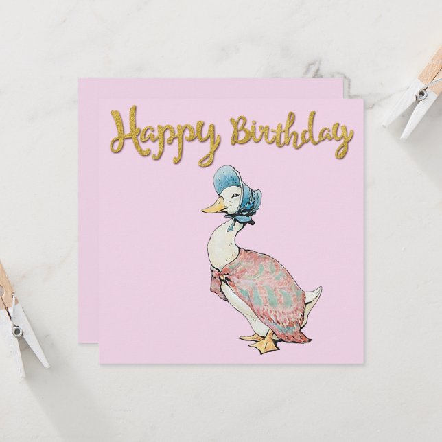 Jemima Puddle Anka (Fram/Back In Situ)