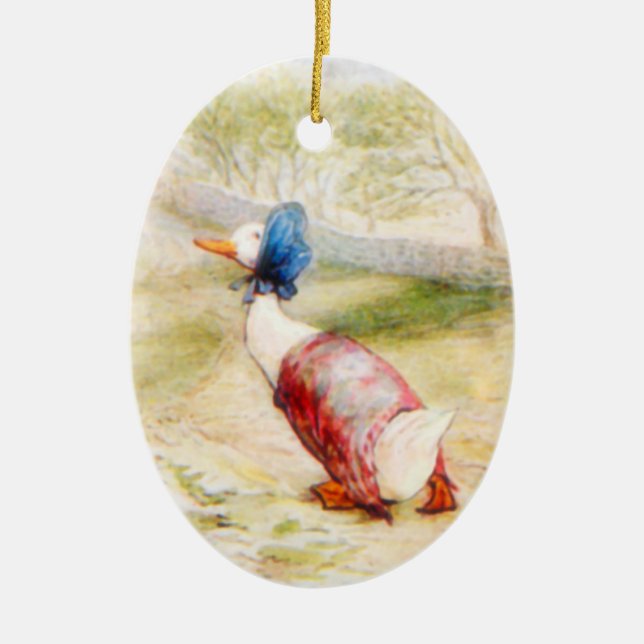 Jemima Puddle Anka Ornament (Framsidan)