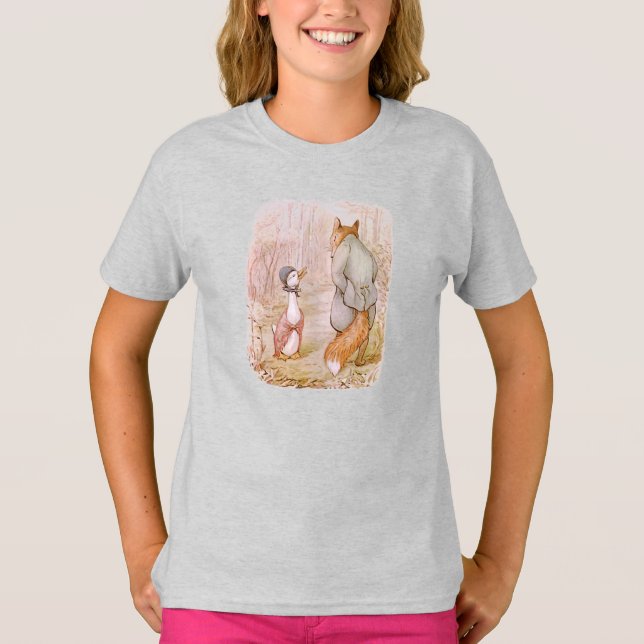Jemima Puddle Anka T-Shirt (Framsida)