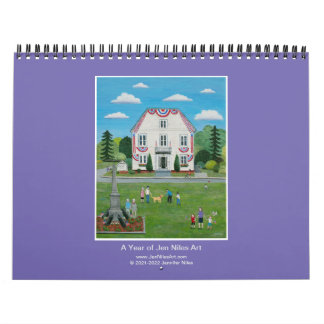 Jen Niles Art 12-månaders väggkalender Kalender