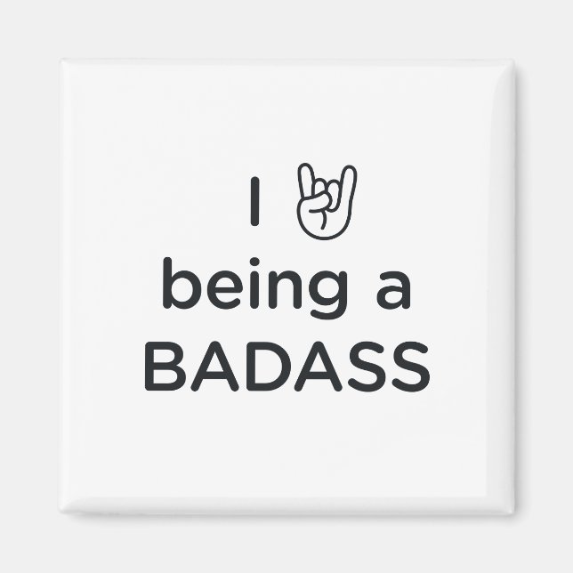 Jen Sincero Badass Emoji Magnet (Framsidan)