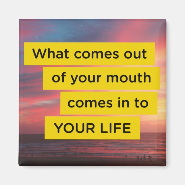 Jen Sincero Badass Motivational Quote Magnet (Framsidan)