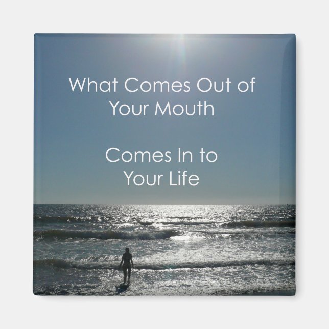 Jen Sincero Badass Motivational Quote Magnet (Framsidan)