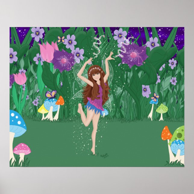 Jen the Dancing Flower Fairy Poster (Framsidan)