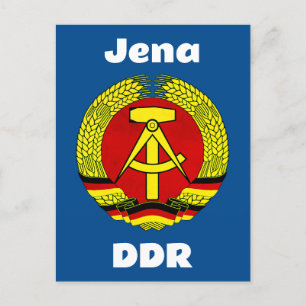 Jena, DDR, Deutsche Demokratische Republick Tyskla Vykort