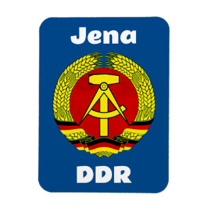Jena, DDR, Jena, Tyskland (Öster German GDR Ossi) Magnet