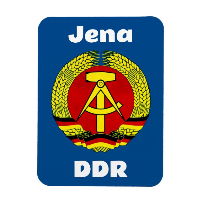 Jena, DDR, Jena, Tyskland (Öster German GDR Ossi) Magnet (Vertikal)
