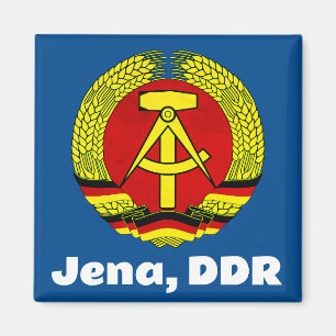 Jena, DDR, Jena, Tyskland (Öster German GDR Ossi) Magnet