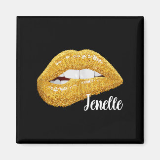 Jenelle - Förnamn Present Ärmfri Magnet