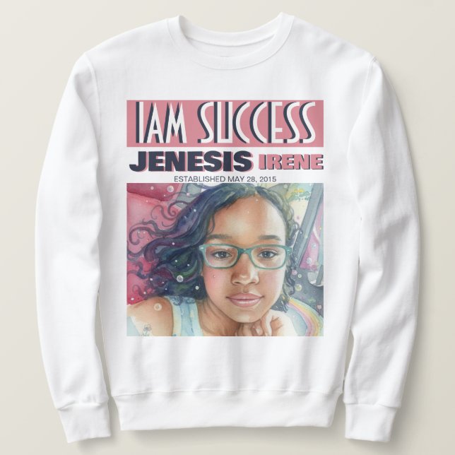 JENESIS IRENE LÅNG ÄRMAD TRÖJA (Design framsida)