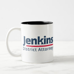 Jenkins för allmän åklagare Två-Tonad mugg