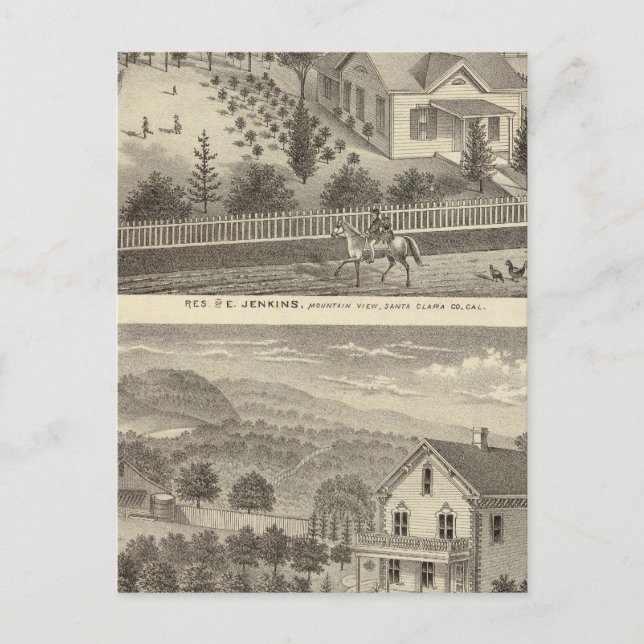 Jenkins, Snyder residences Vykort (Framsida)