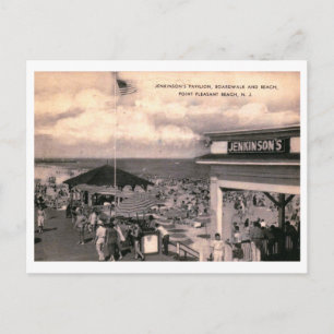 Jenkinson's, Boardpromenad, Point Pleasant NJ Vint Vykort
