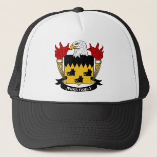 Jenks familjvapensköld keps