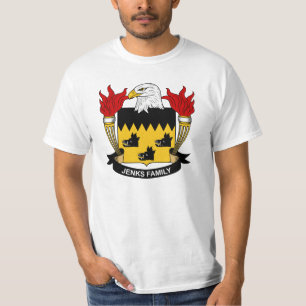 Jenks familjvapensköld tee