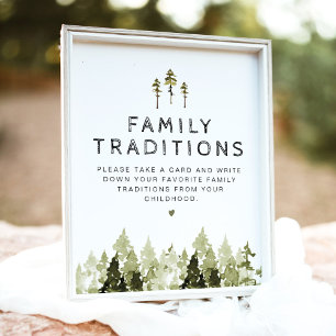 JENNA Mountain Gräs Baby Family Traditions-spel Poster