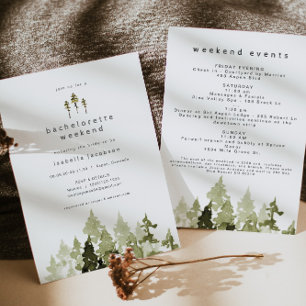 JENNA Rustic Gräs Mountain Forest Bachelorette