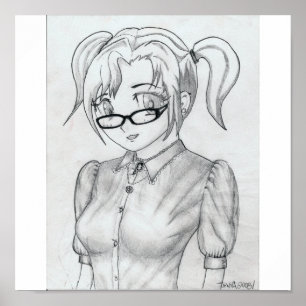 Jennas anime skissar poster
